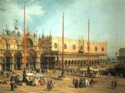 Piazza San Marco Looking Southeast By Antonio Canaletto