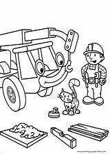 Bob Builder Coloring Pages Kids sketch template