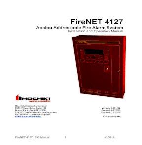 firenet  analog addressable fire alarm system