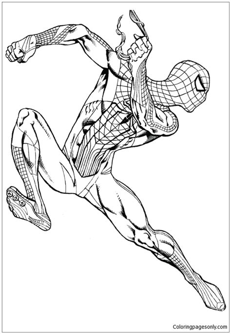pictures  black spiderman coloring pages spiderman coloring pages