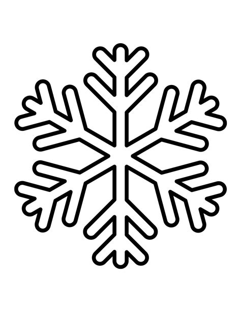 printable snowflake patterns large  small snowflakes