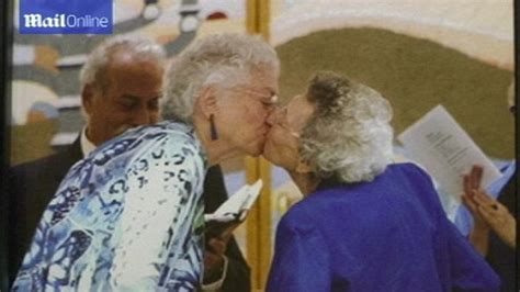 aged lesbian couple wed 72 years after living together