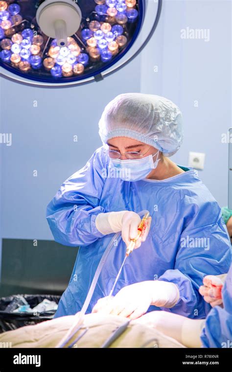 female doctor  surgery operating hospital room surgeon medic