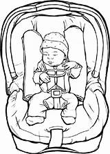 Seat Carseat Healthychildren Safety Pediatrics Infants Blanket Premature sketch template