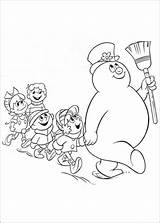 Frosty Snowman Coloring Pages Printable Kids Christmas Parade Sheets Snowmen Book Children Fun Bestcoloringpagesforkids Cute Pdf Choose Board sketch template