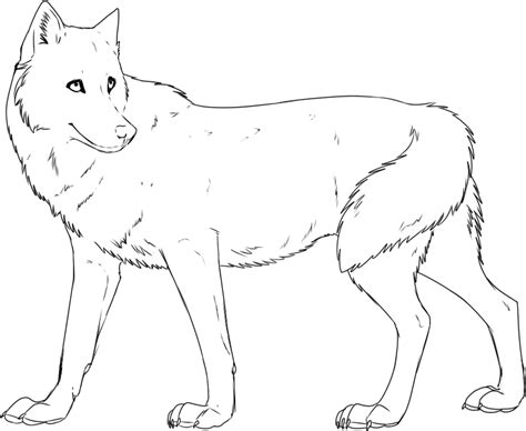 coloring pages  anime wolves   coloring pages