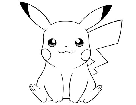 pikachu coloring pages    print