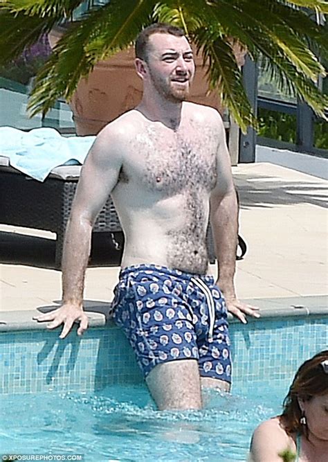 Sam Smith Shows Off His Slimmed Down Figure In Trunks As He Holidays In