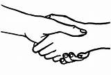 Shaking Hands Two Library Clipart Hand Scout Shake Left sketch template