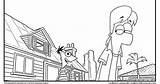 Ferb sketch template