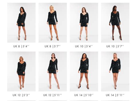 asos   showing clothes   sized models