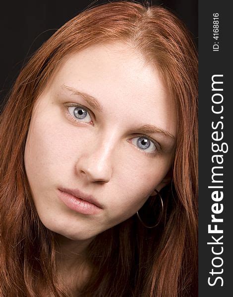 Beautiful Redhead With Blue Eyes Free Stock Images And Photos 4168816