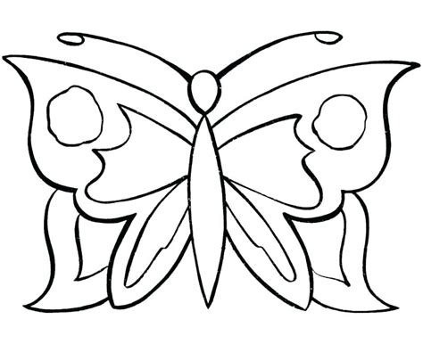 easy butterfly coloring pages  getdrawings