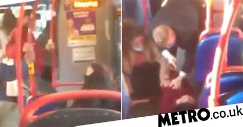 man kicks girl 16 on bus after shouting at her for not wearing mask