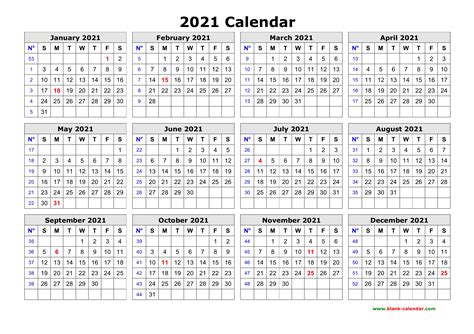 printable calendar    page clean design
