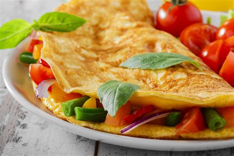 fiesta vegetable omelet