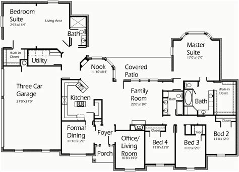 fine house plans  inlaw suite attached house plans  inlaw suite attached house plans