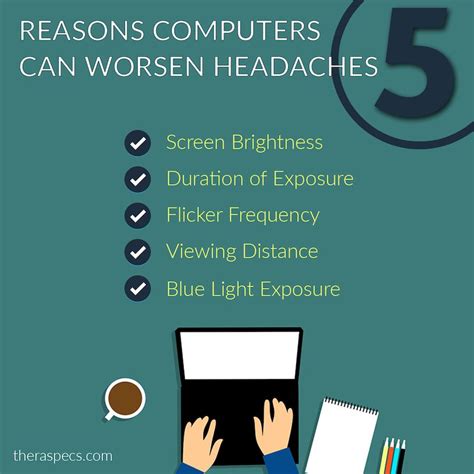 computer screens the effect on headaches migraines and concussions theraspecs
