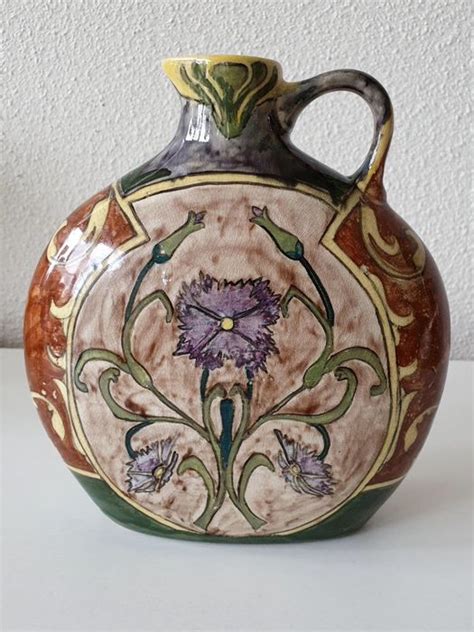 weduwe    brantjes purmerend jugendstil keramikvase catawiki