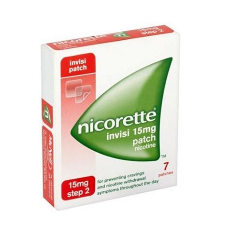 nicorette mg invisi nicotine patch  pack