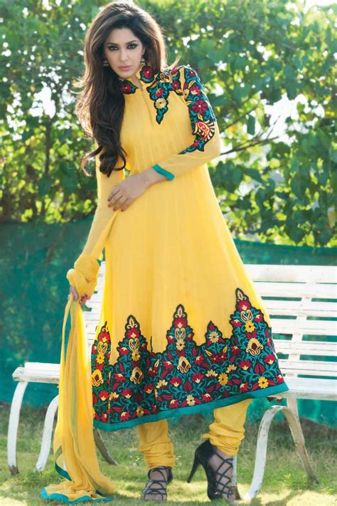 هوليوود فور عرب Indian Anarkali Dresses 2012 13