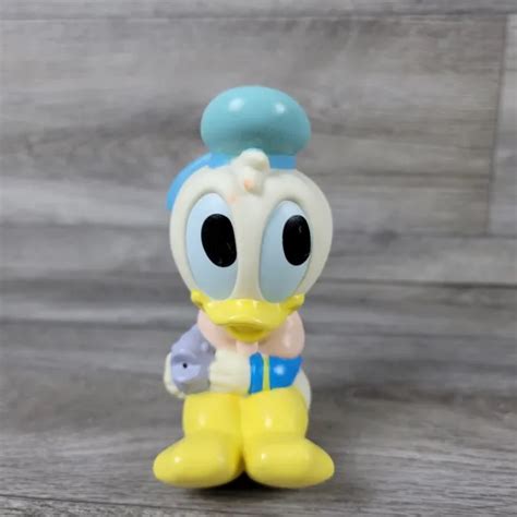 vintage baby disney donald duck  rubber toy squeeze squeak vinyl figure  picclick