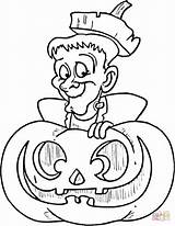 Halloween Frankenstein Coloring Pages Printable Bride Drawing Jack Color Lantern Supercoloring Categories sketch template