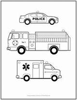 Emergency Ambulances Preschool Firetruck Printitfree Engines Supercoloring Rainy Entertained sketch template