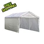 shelterlogic   canopy enclosure kit white cover