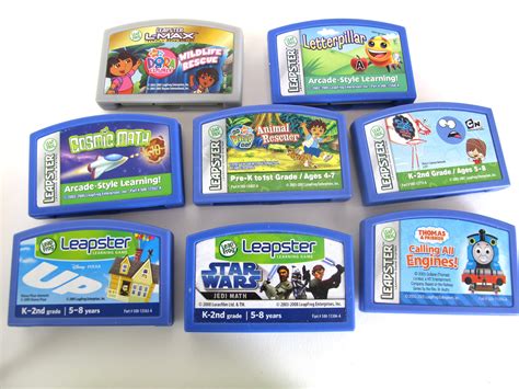 leapfrog leapster  learning game system   games property room