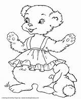 Teddy Bear Coloring Pages Kids Printable Colouring Bunny Bears Clipart Print Honkingdonkey Library Line Popular sketch template
