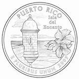 Drawing Puerto Rico Coloring Pages Tattoo Rican Drawings Flag Draw Pencil Easy Choose Board Designs Map Simple sketch template