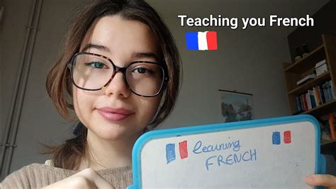 Asmr Teaching You French Youtube