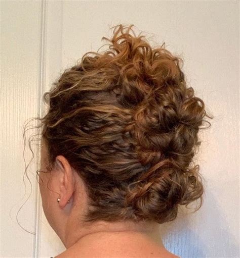 20 mesmerizing updos for short curly hair