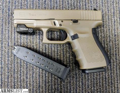 Armslist For Sale Glock 19 Gen 4 Fde With Laser 9mm Semi Automatic