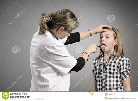 doctor taking temperature stock images image 17466714