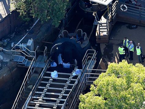 miracle   girls survive australian amusement park accident  killed  police
