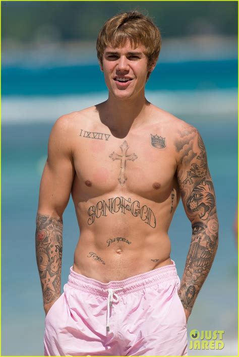 Justin Biebers Body Is Ripped In New Shirtless Beach Photos Photo