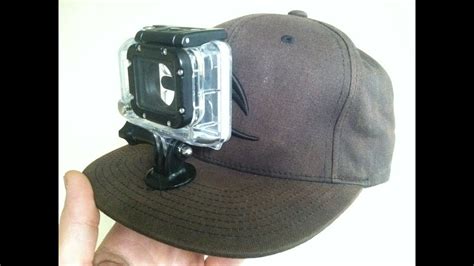 gopro hat mount diy easy  minutes youtube