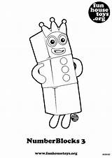 Numberblocks Coloring Pages Printable Popular Toys sketch template