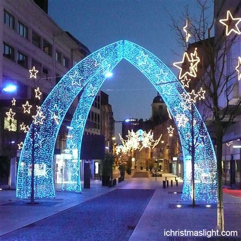 christmas outdoor decor led lighted arch ichristmaslight