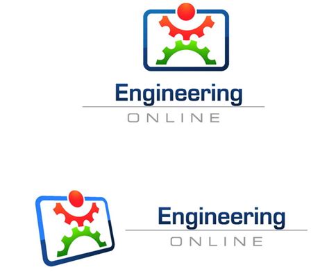 engineering logo psd  gears hative