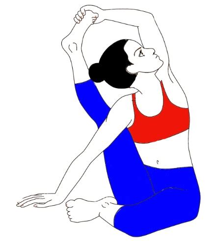 parivrtta surya yantrasana  compass yoga pose sarvyoga yoga