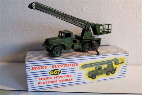 dinky toys  missile servicing platform vehicle catawiki