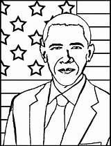 Obama Barack President Colouring Presidents Kente Cloth Getdrawings 44th Bestcoloringpagesforkids Sablyan sketch template