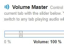 volume master   extension  google chrome    full control  tab