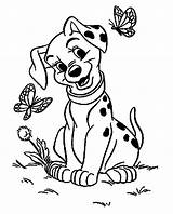 Coloring 101 Pages Dalmatians Dalmatian Dalmation Dog Puppy Dalmations Penny Kids Sheets Disney Printable Colouring Butterfly Book Cute Gel Pen sketch template