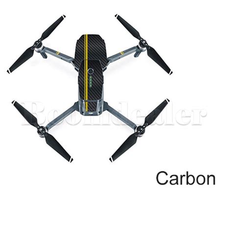 waterproof uv wrap carbon fiber skin sticker decal  dji mavic pro drone body ebay