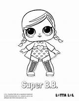 Lol Coloring Pages Surprise Super Lotta Dolls Color Baby Bb Doll Cartoon Visit Colors sketch template