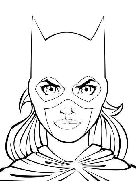 printable batgirl coloring pages  coloring pages